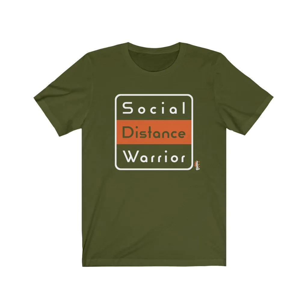 Social Distance Warrior - Mens and Womens Workout T Shirt
