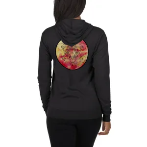 Solara Metatron Unisex zip hoodie