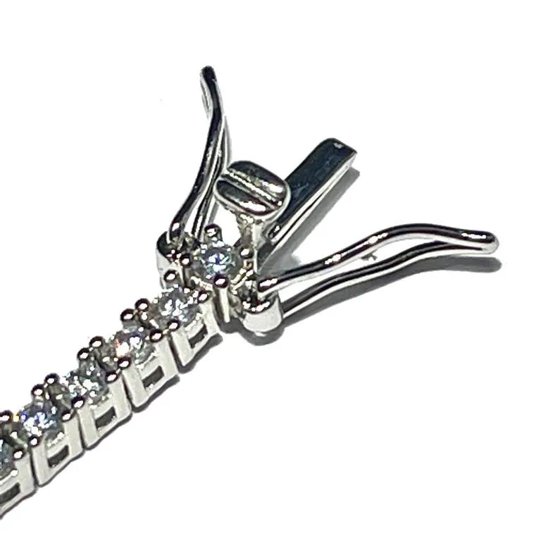 Sovereigns Silver Tennis Bracelet 925 Zirconi J7683