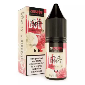 STRAWBERRY ICE CREAM 10ML NIC SALT BY BOLT - ZEUS JUICE
