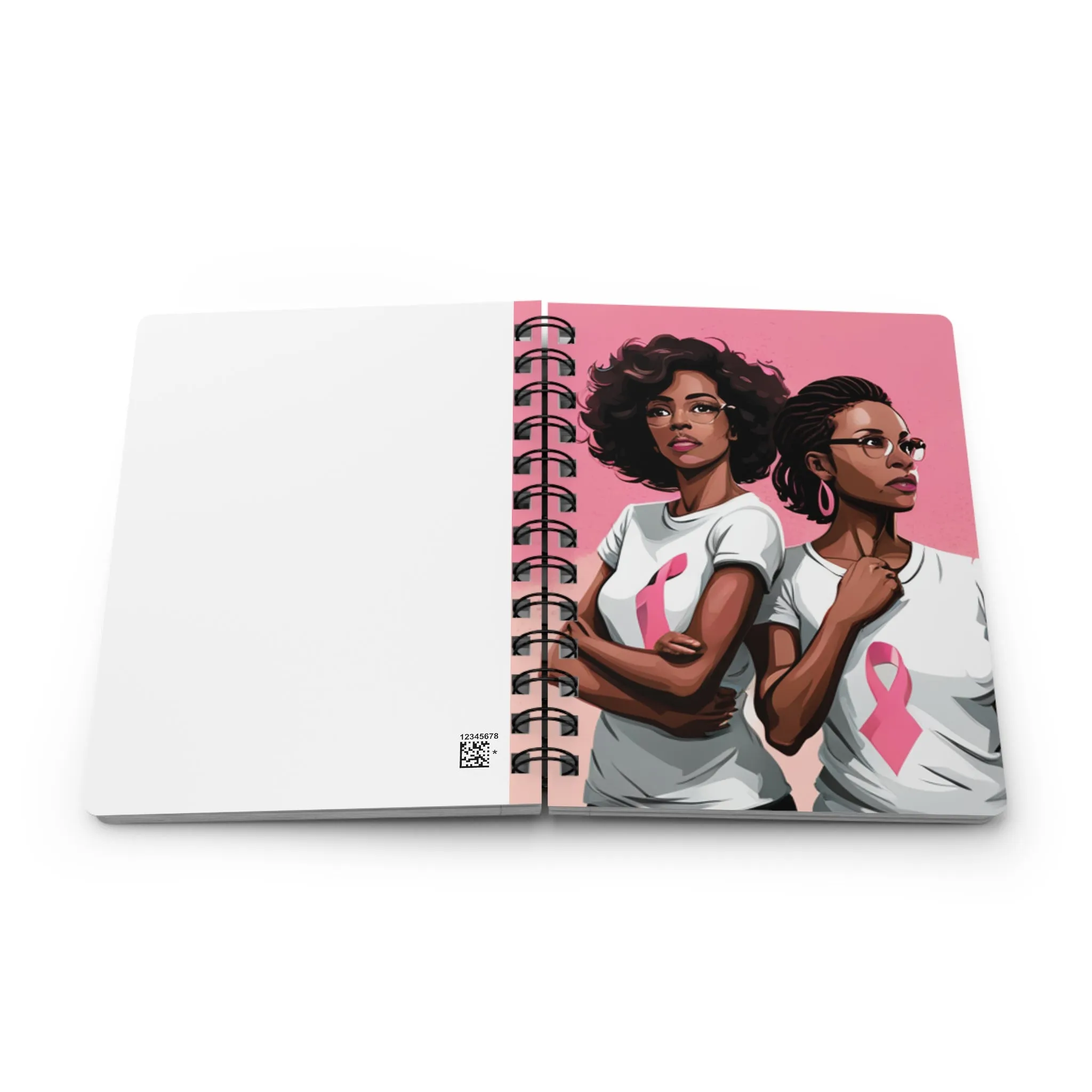 Strength In Pink Spiral Bound Journal