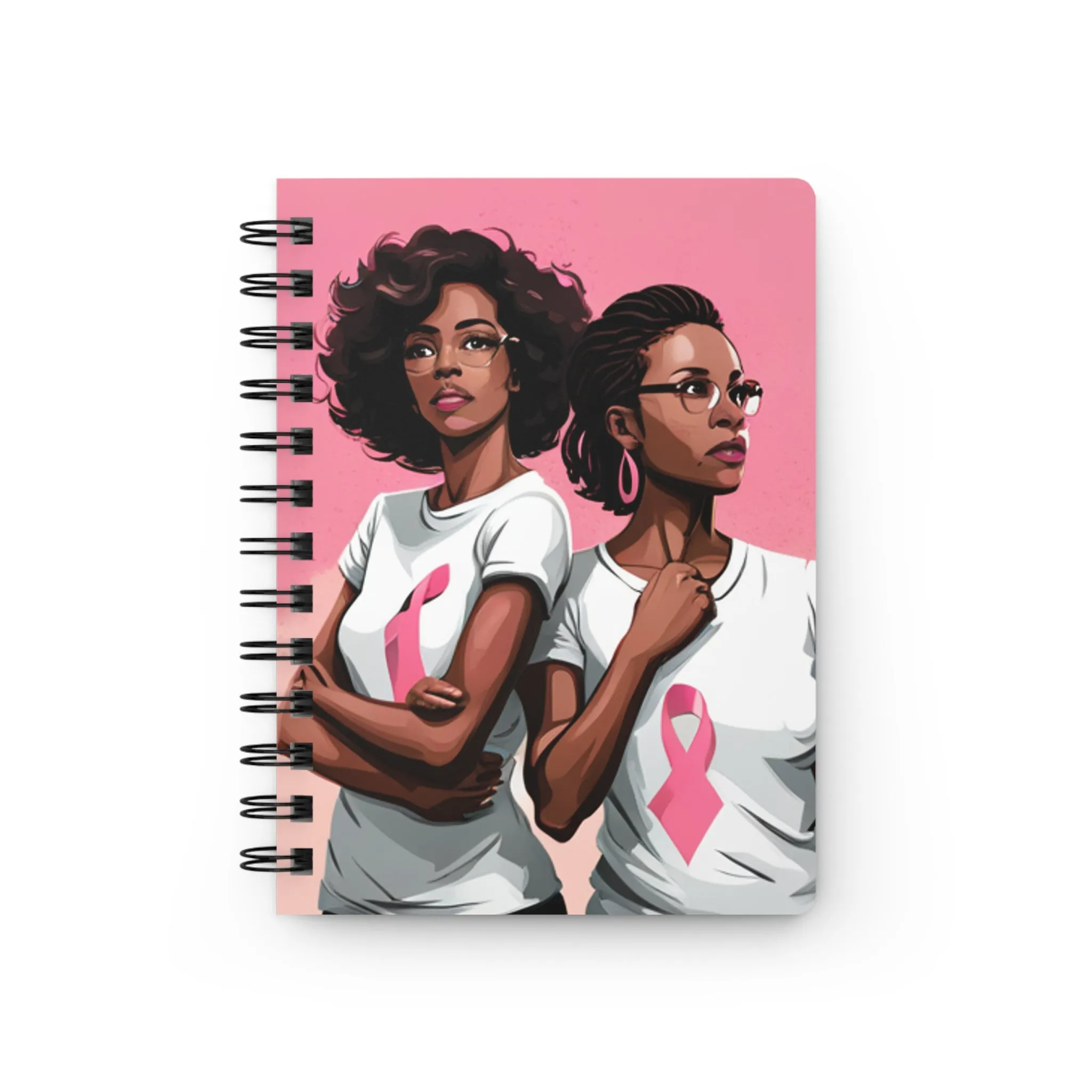 Strength In Pink Spiral Bound Journal