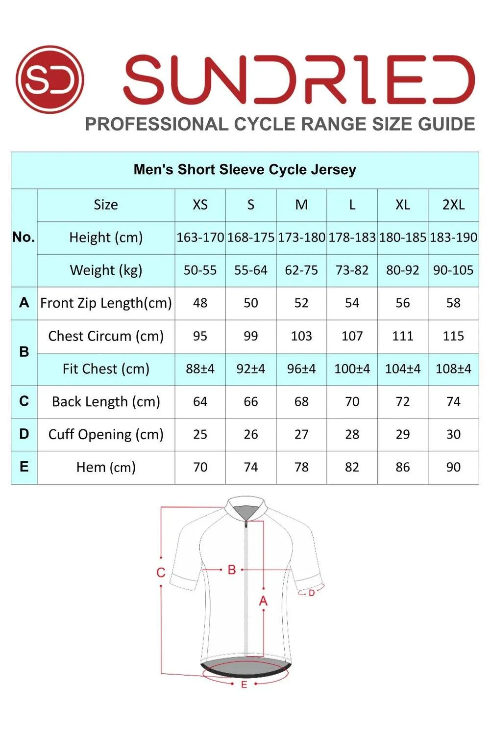 Sundried Rosa Men's Short Sleeve Training Jersey