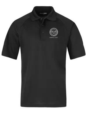 TACTICAL (Ghost Effect) Dept of Homeland Security Polo- Men's Short Sleeve