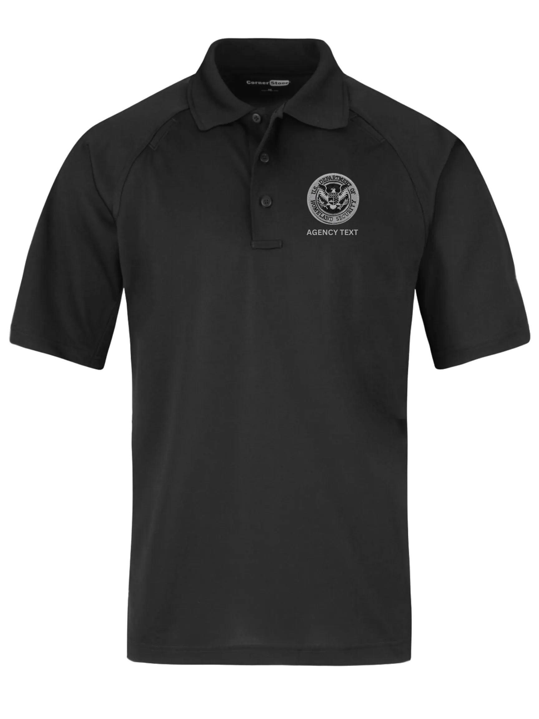TACTICAL (Ghost Effect) Dept of Homeland Security Polo- Men's Short Sleeve