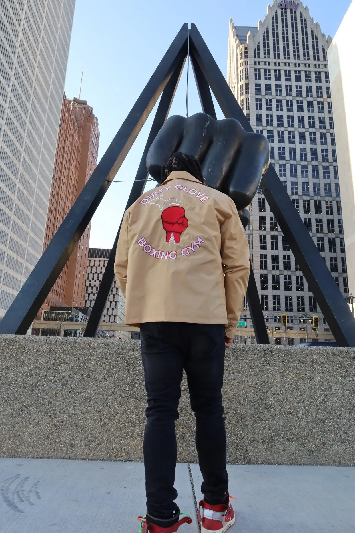 Tan Dirty Glove Twill Jacket