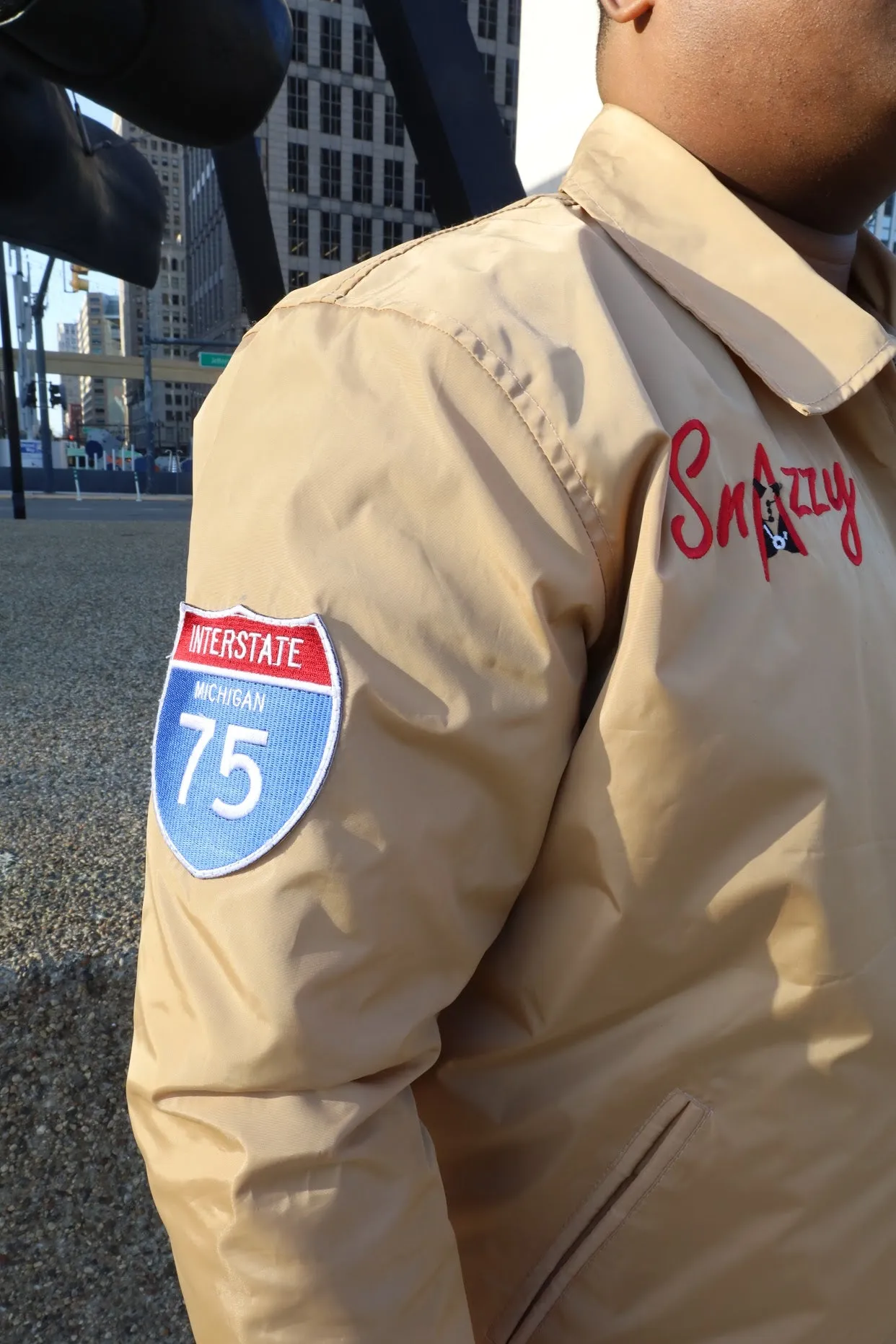Tan Dirty Glove Twill Jacket