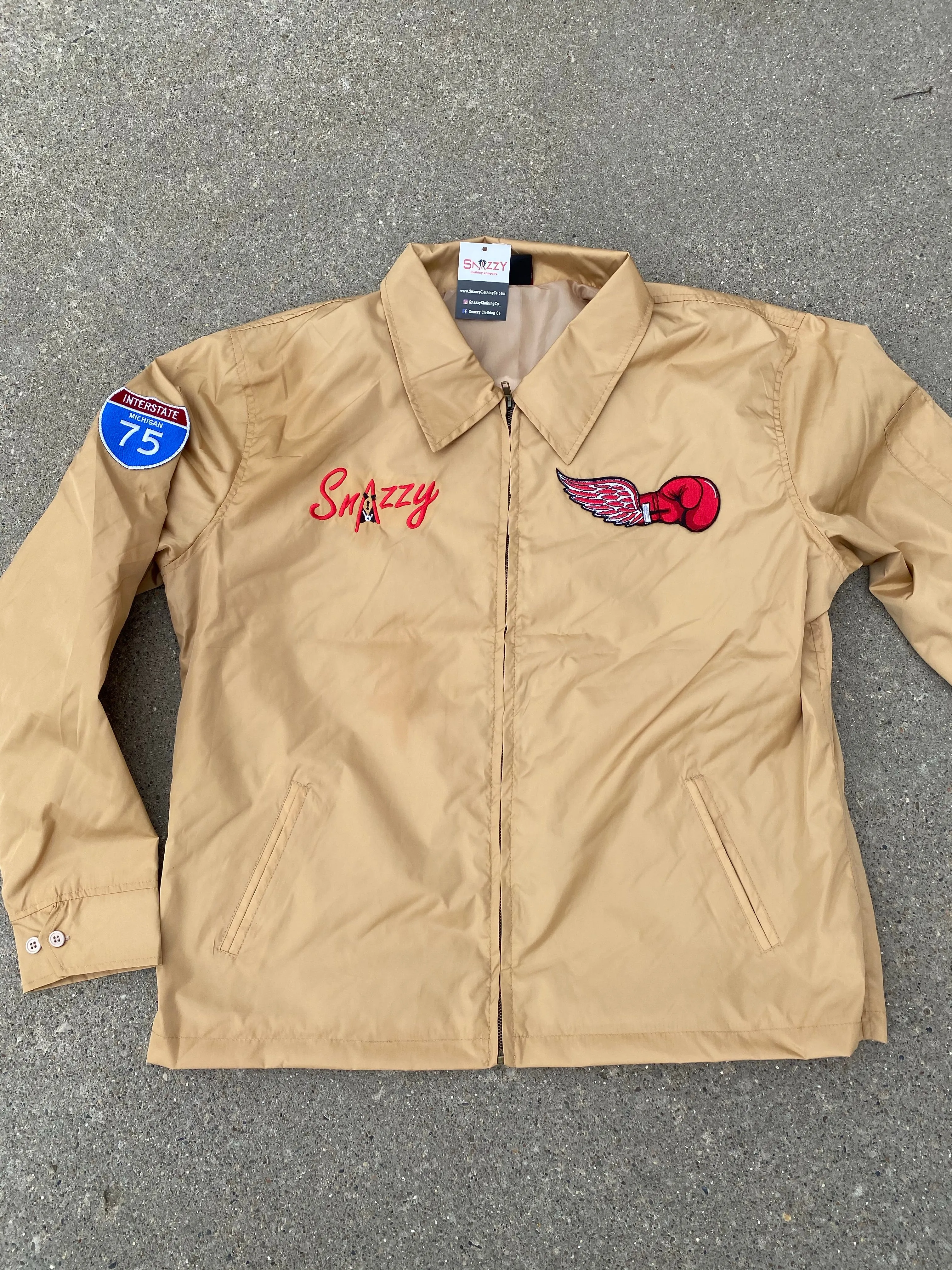 Tan Dirty Glove Twill Jacket