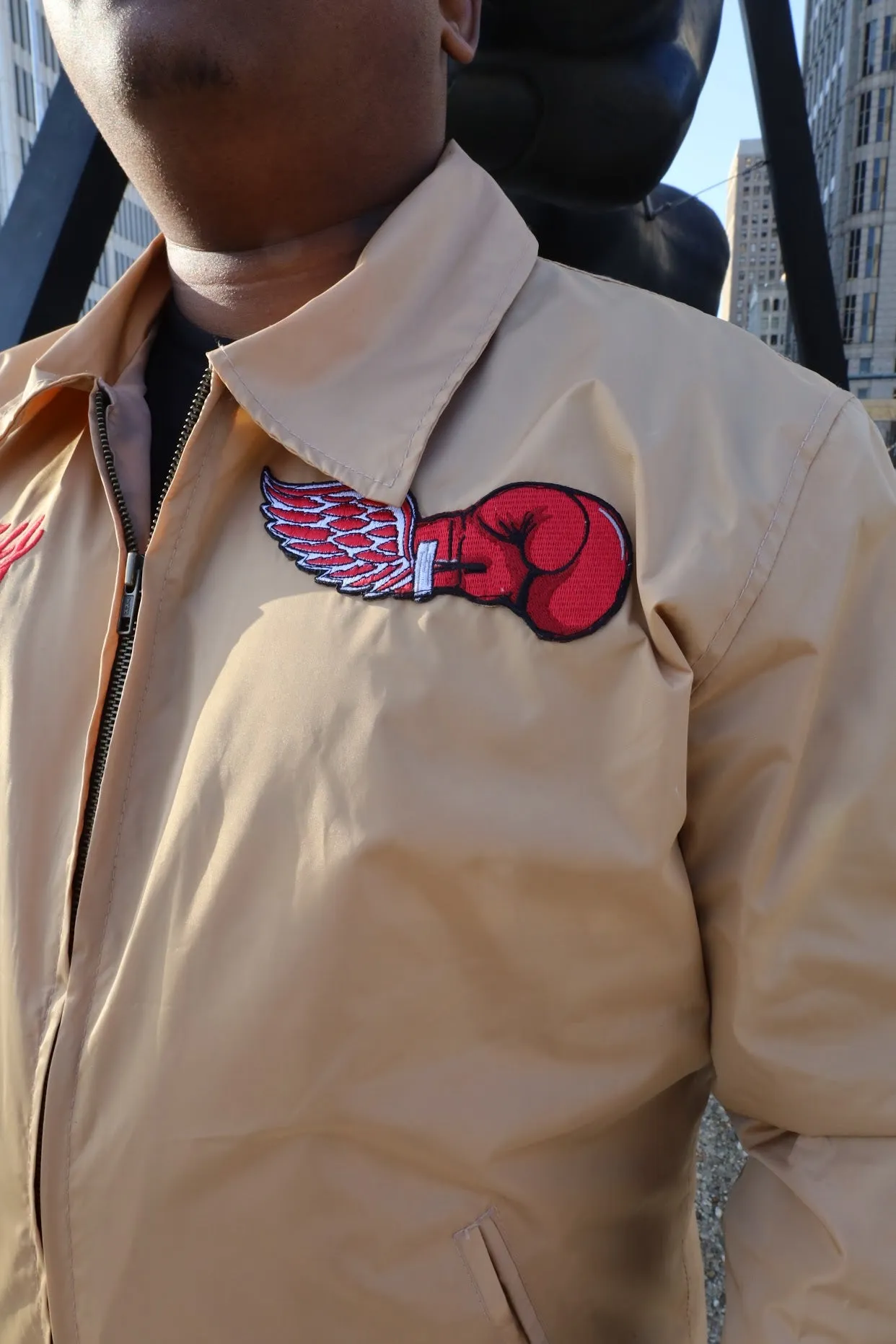 Tan Dirty Glove Twill Jacket