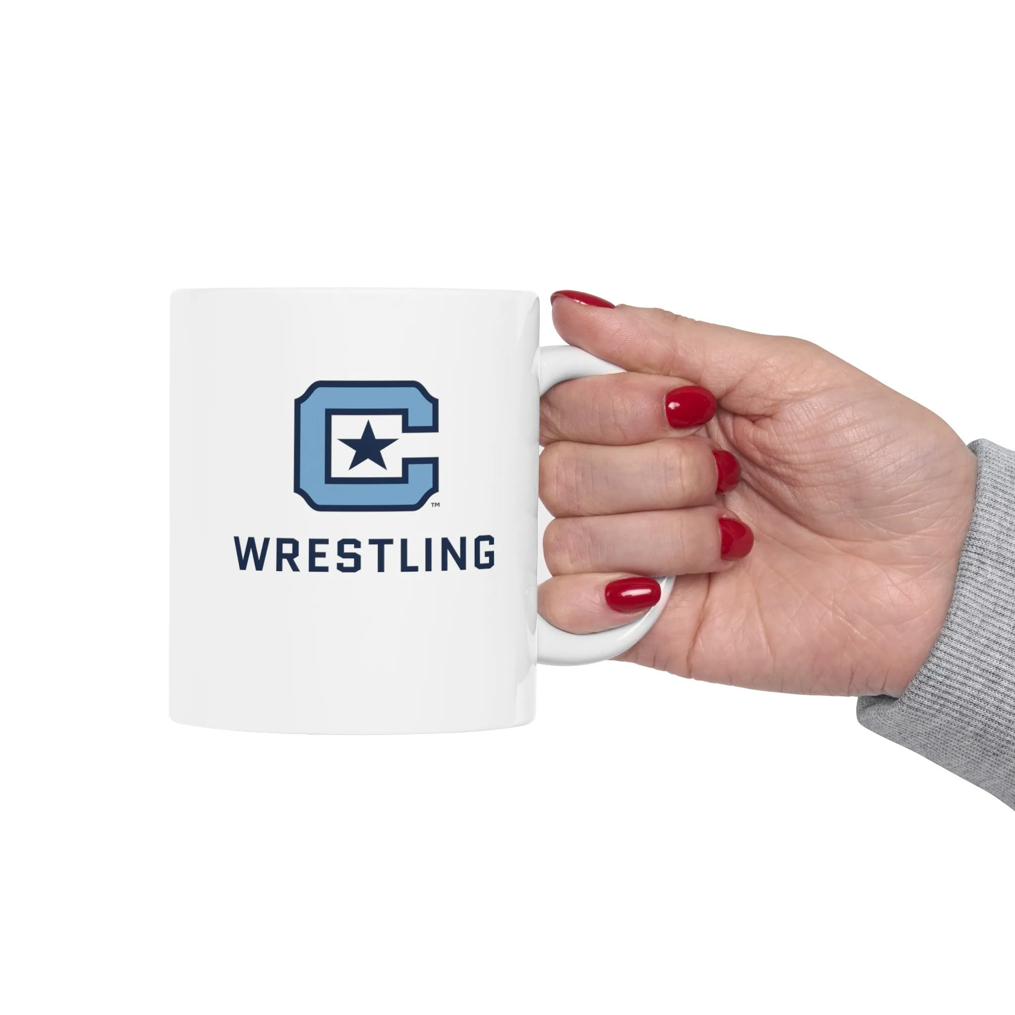 The Citadel Block C Logo, Sports Wrestling, Ceramic Mug 11oz
