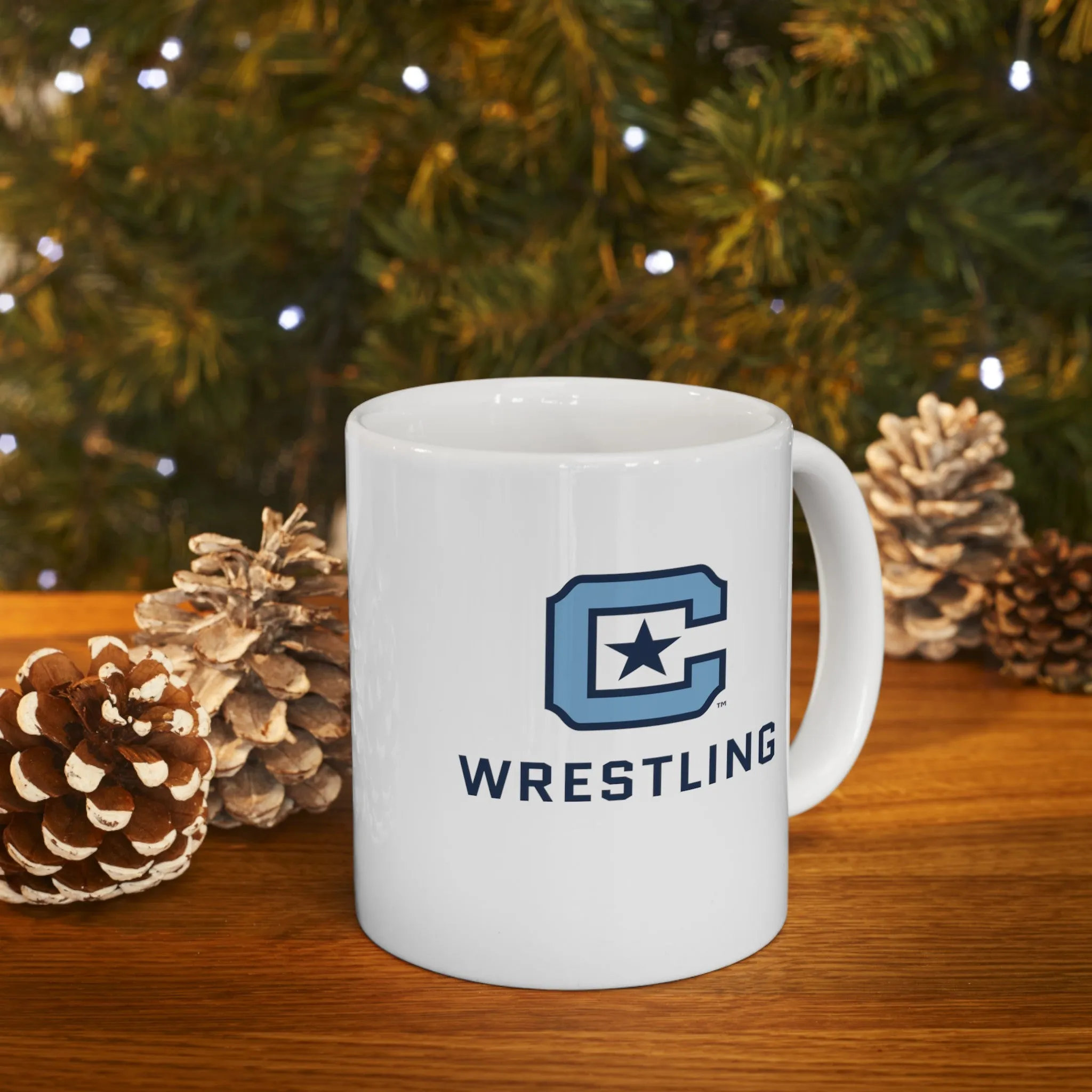 The Citadel Block C Logo, Sports Wrestling, Ceramic Mug 11oz
