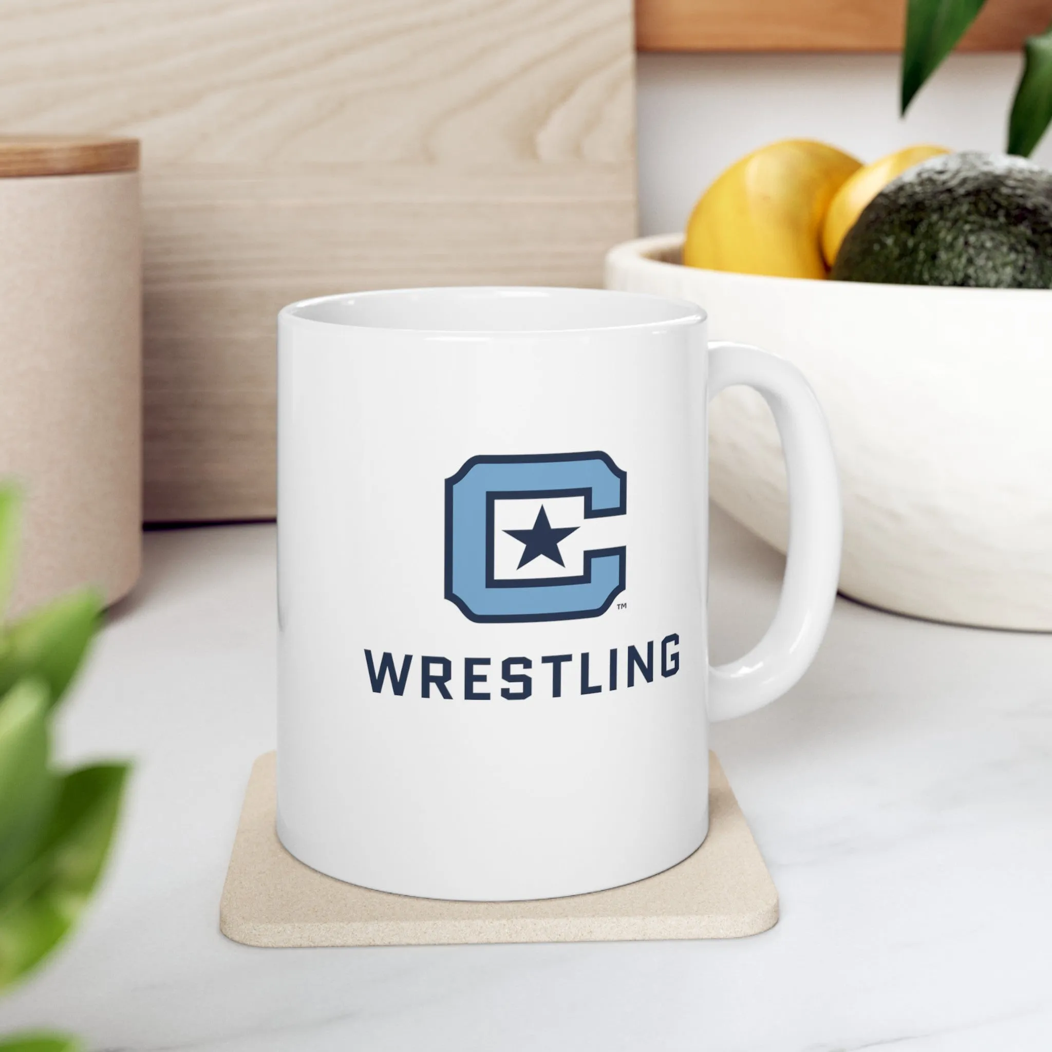 The Citadel Block C Logo, Sports Wrestling, Ceramic Mug 11oz