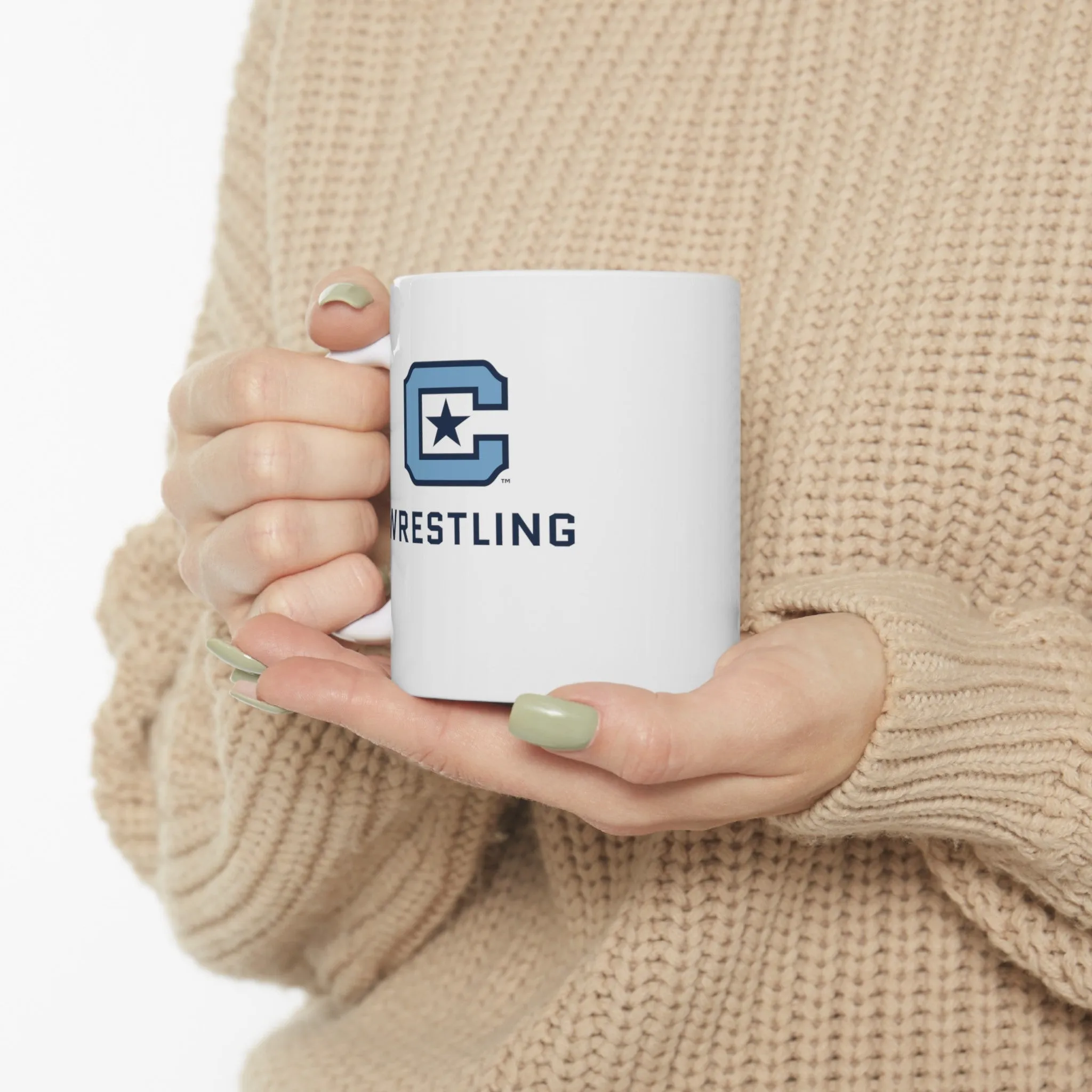 The Citadel Block C Logo, Sports Wrestling, Ceramic Mug 11oz