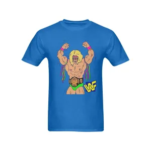 The Ultimate Warrior WWF Men's T-shirt 100% Cotton