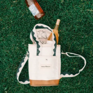 The Wine Cooler Tote Bag - Rivie White
