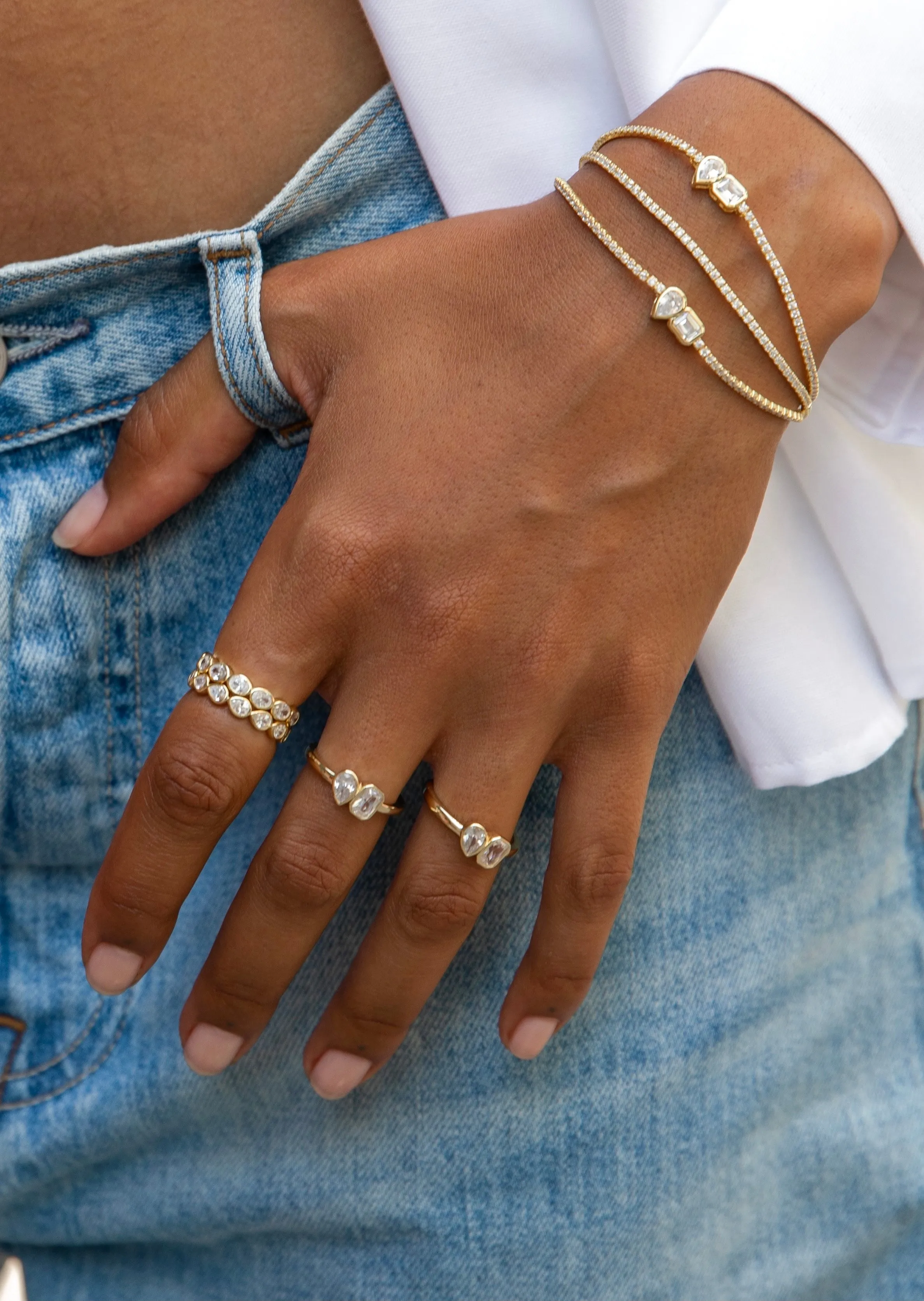 Thin Tennis Bracelet