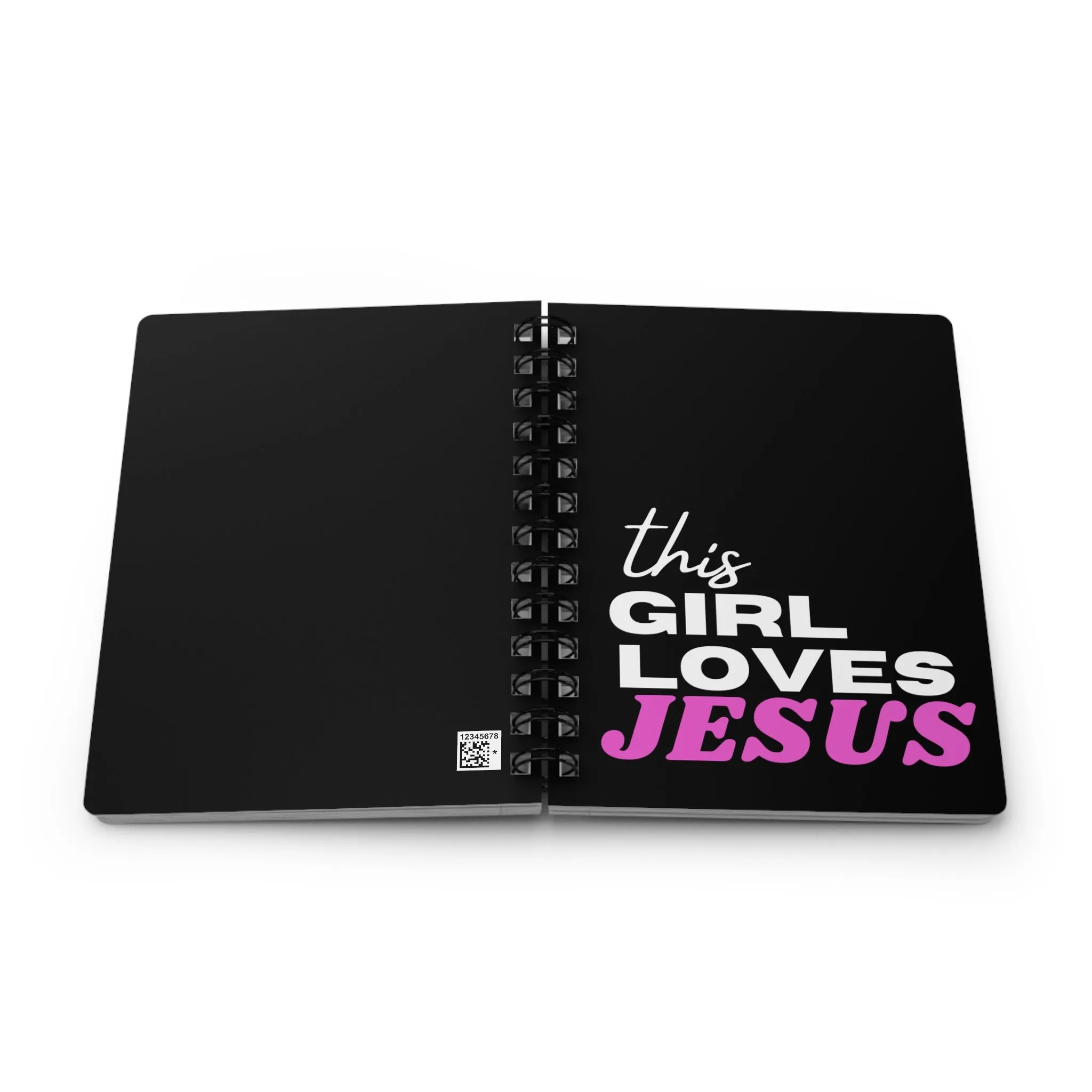 This Girl Loves Jesus Spiral Bound Journal