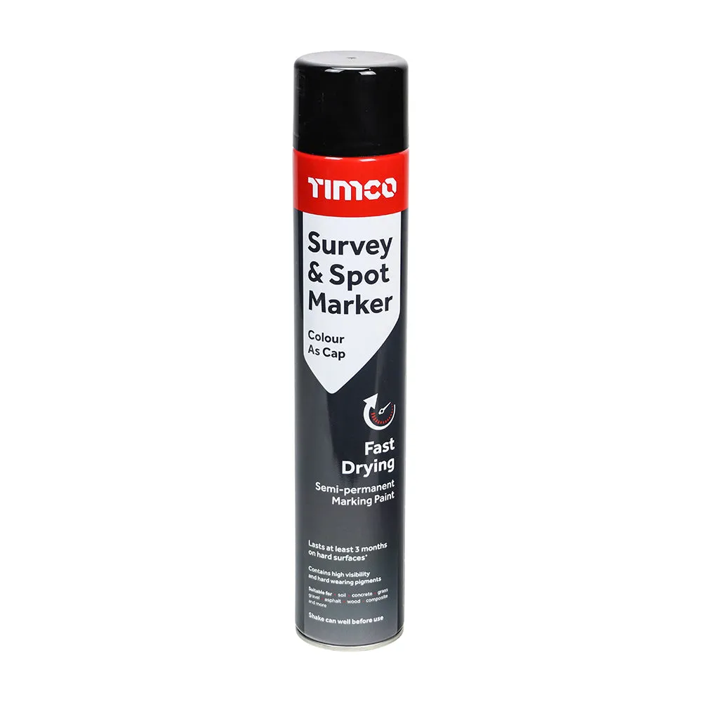 TIMCO Survey & Spot Marker Black - 750ml