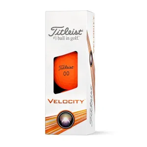 Titleist Velocity Matte Orange '24 Sleeve
