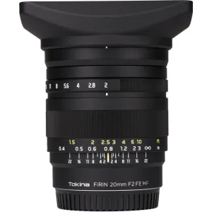 Tokina FiRIN 20mm f/2 FE MF Lens for Sony E