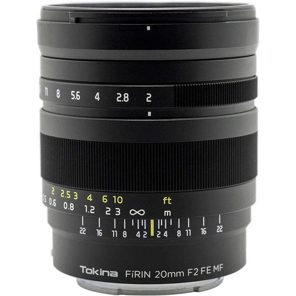Tokina FiRIN 20mm f/2 FE MF Lens for Sony E