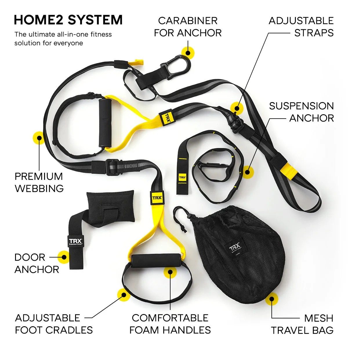 TRX Home2 Suspension Trainer System