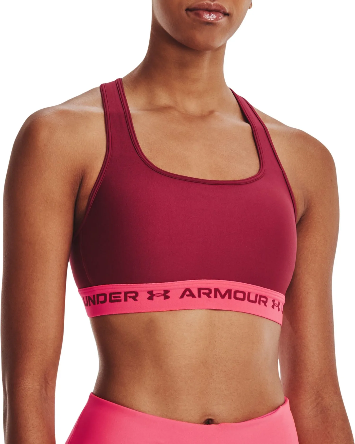 Under Armour Women's Armour Crossback Mid Padded Sports Bra