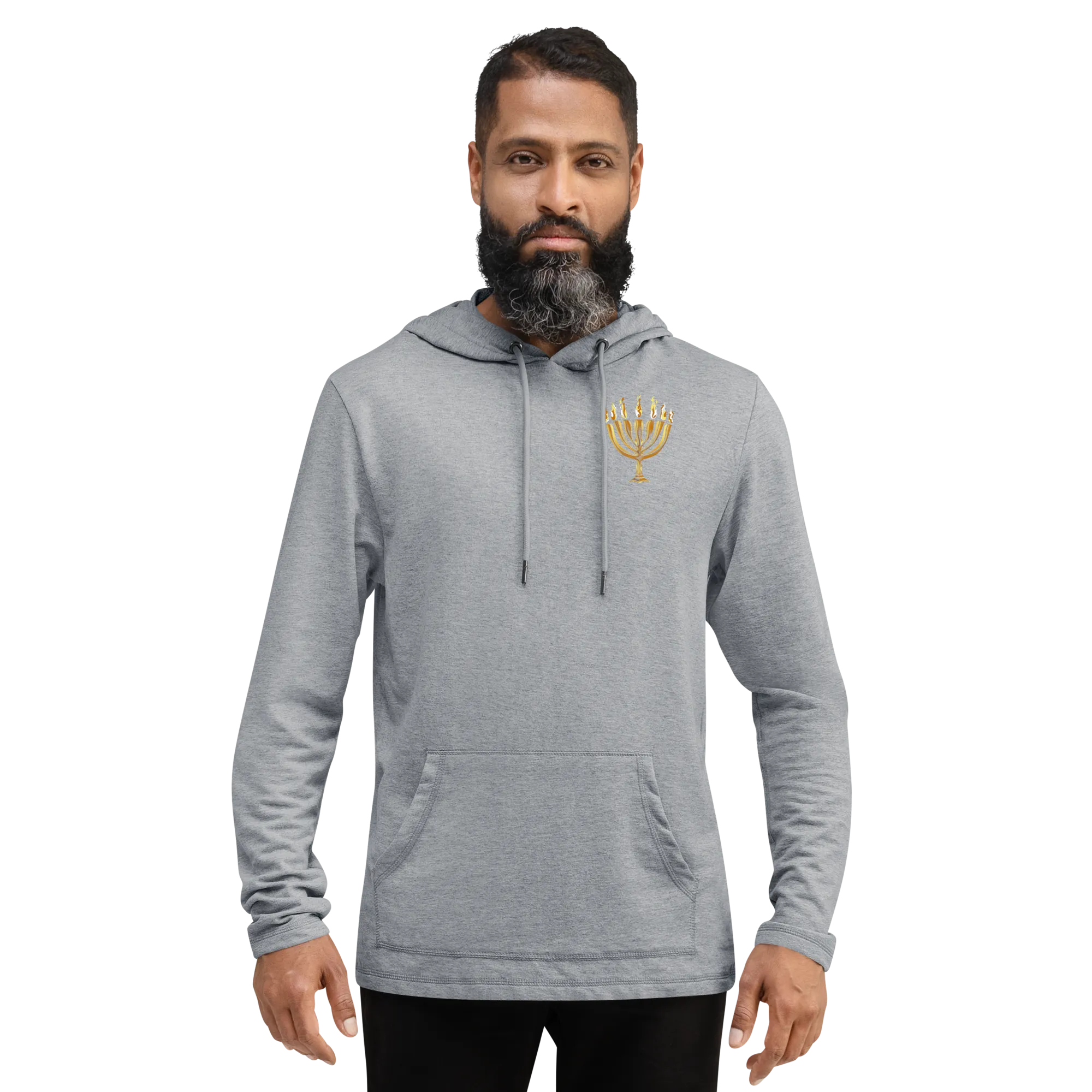 Unisex Lightweight Menorah Hoodie