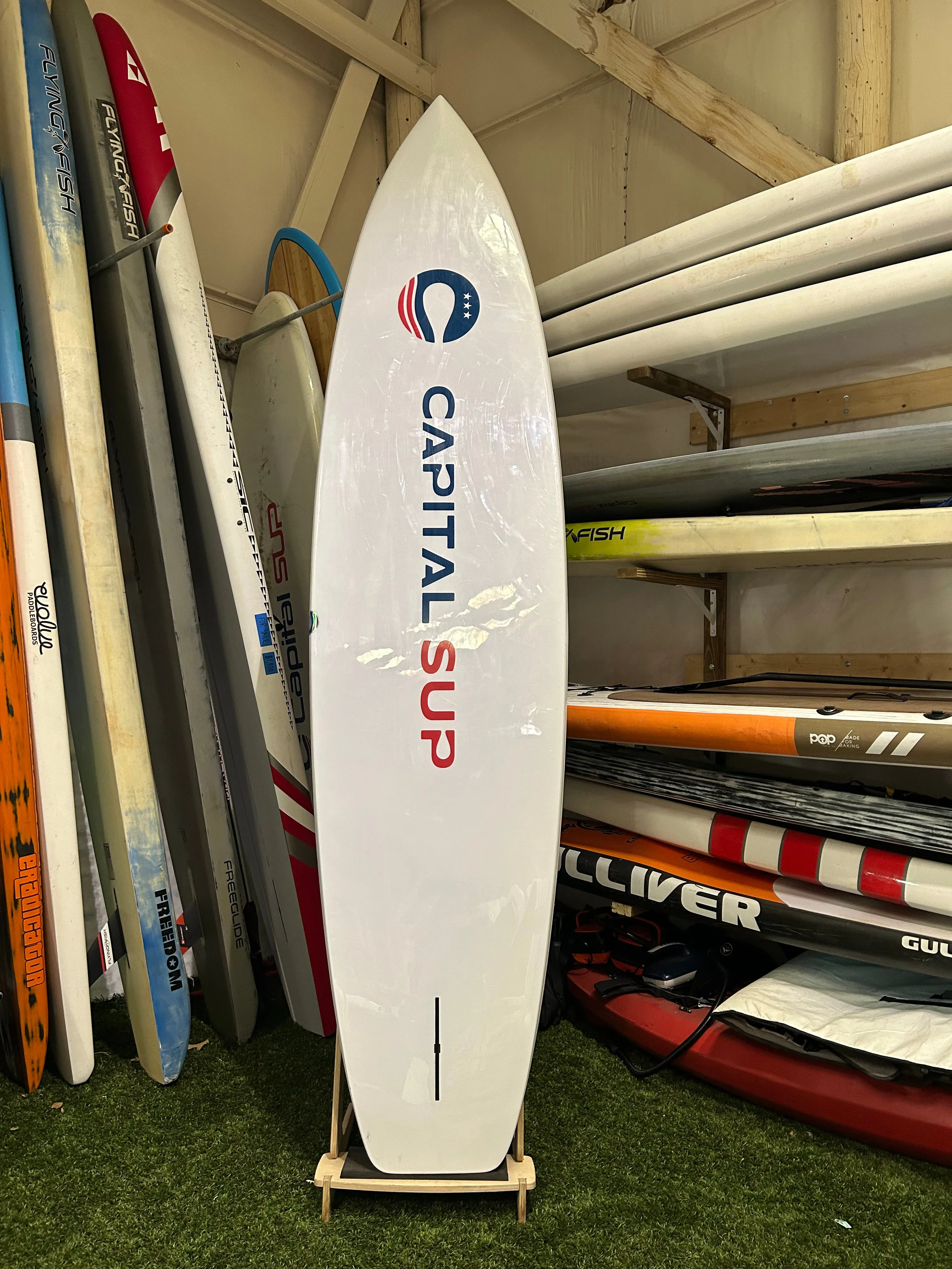 USED Capital SUP Touring SUP 11'6" x 33" Wood Grain
