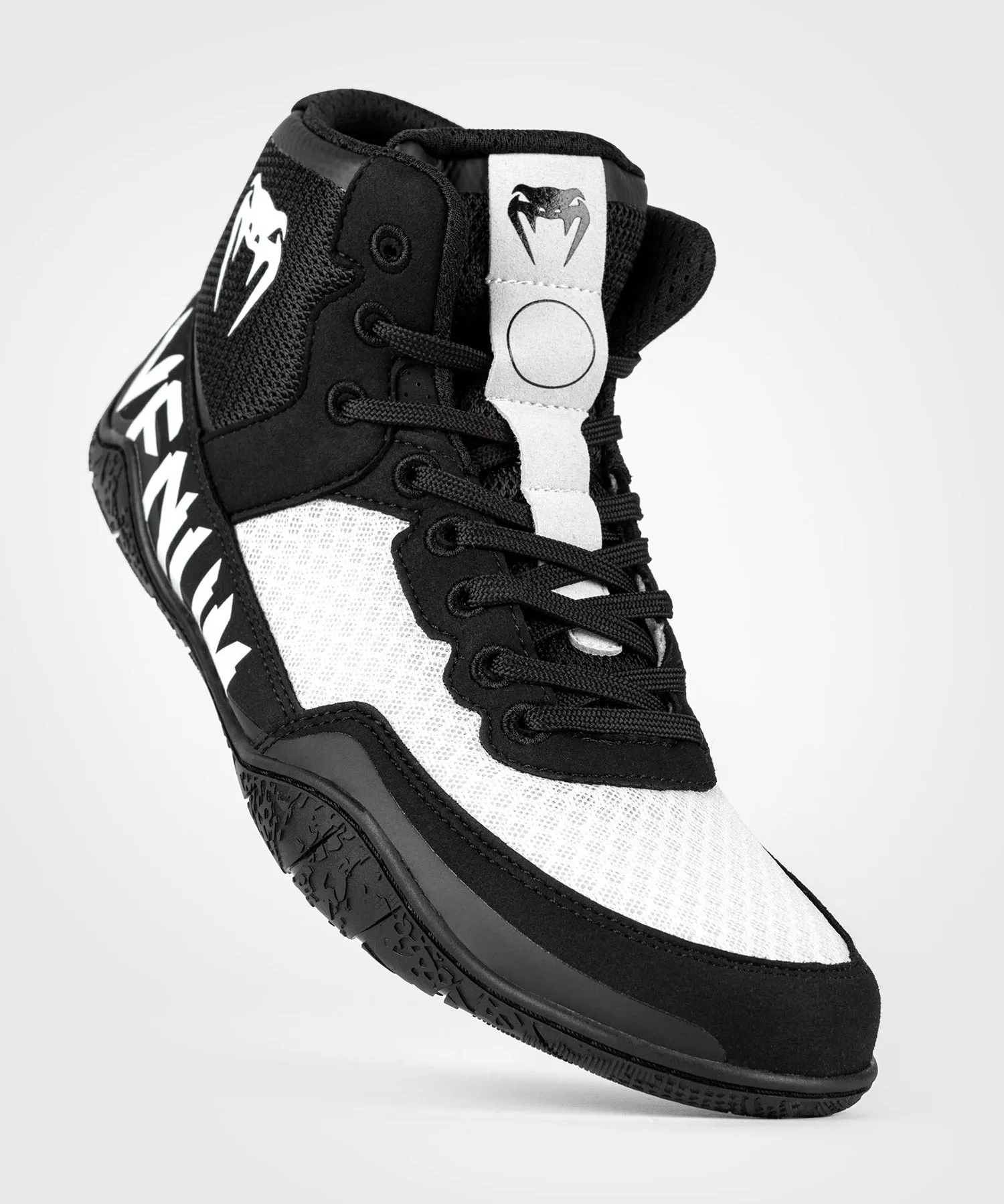 Venum Elite Scarpe da wrestling - Nero/Bianco