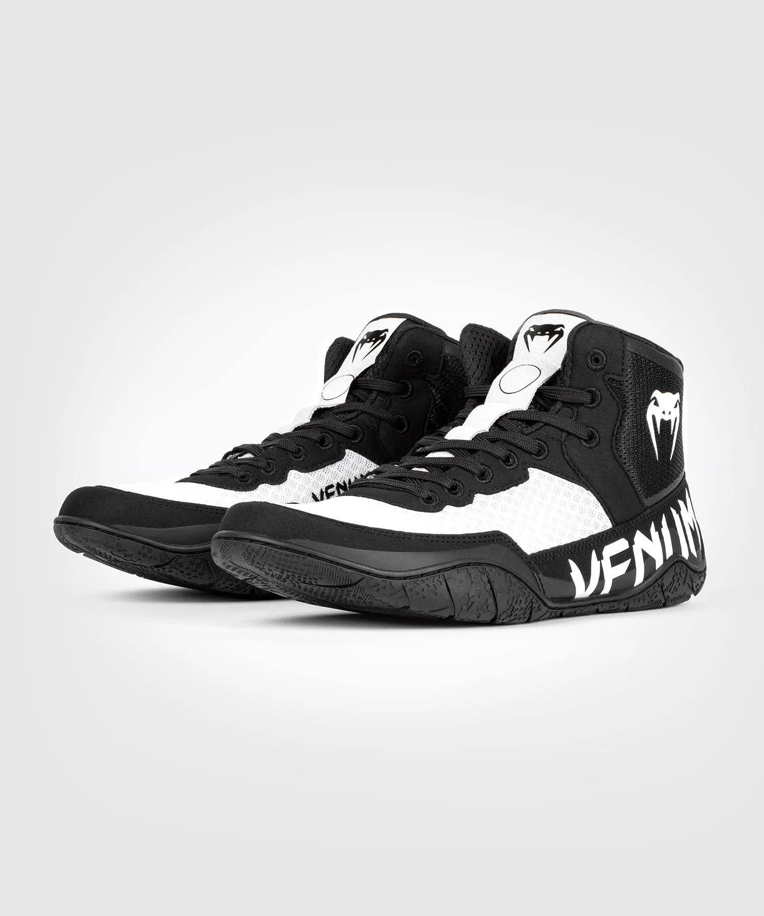 Venum Elite Scarpe da wrestling - Nero/Bianco