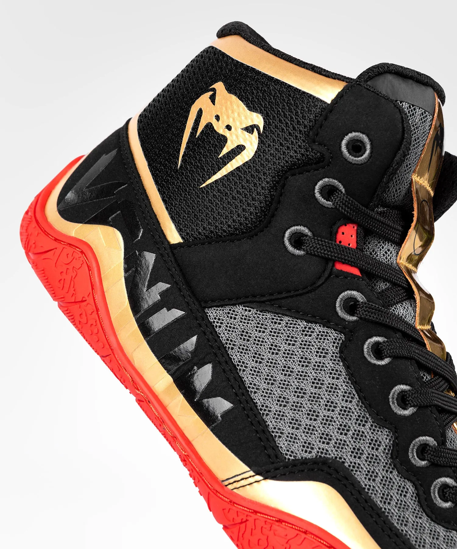 Venum Elite Scarpe da wrestling - Nero/Oro/Rosso