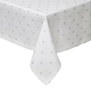 Vogue Tablecloth 90 inch Round Silver