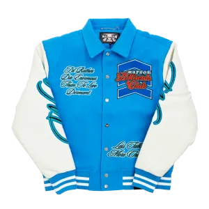 WATSON BILLIARDS CLUB VARSITY JACKET (ICE BLUE)
