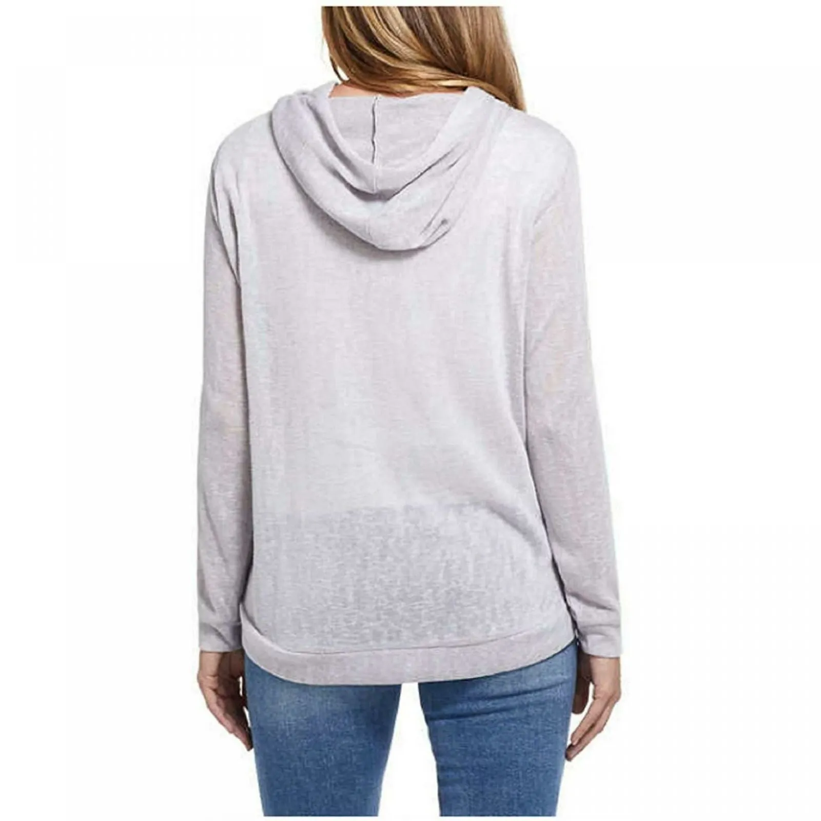 Weatherproof Vintage Women's Lightweight Slub Knit Hoodie T-Shirt