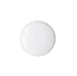 White Bamboo Non-Breakable Salad Plate