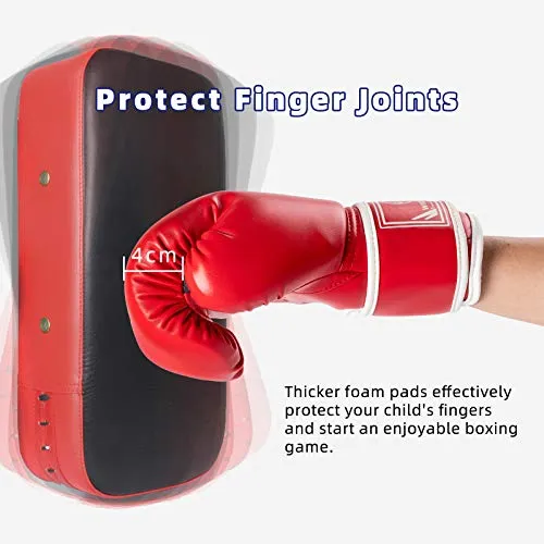 WIIDALSS Kids Boxing Gloves, Boxing Gloves for Kids 5-12, Youth Boxing Gloves for Punching Bag Kickboxing Muay Thai