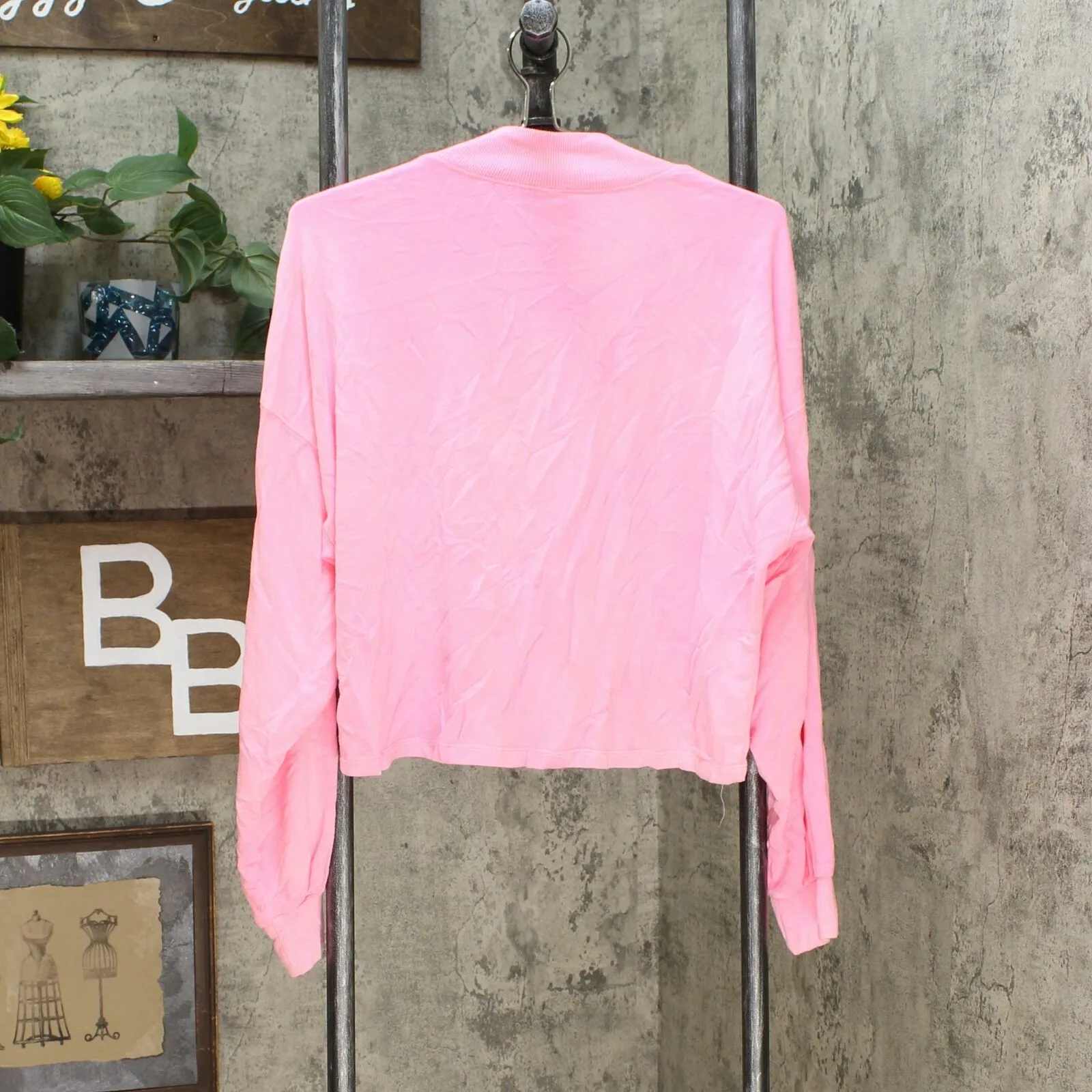 Wild Fable Women's Lightweight Mock Turtleneck Cropped Sweatshirt