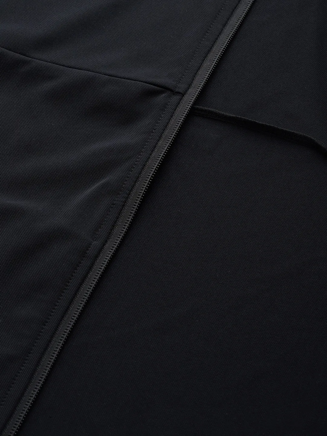 Women's Black Solid Lightweight Hooded Training Jacket