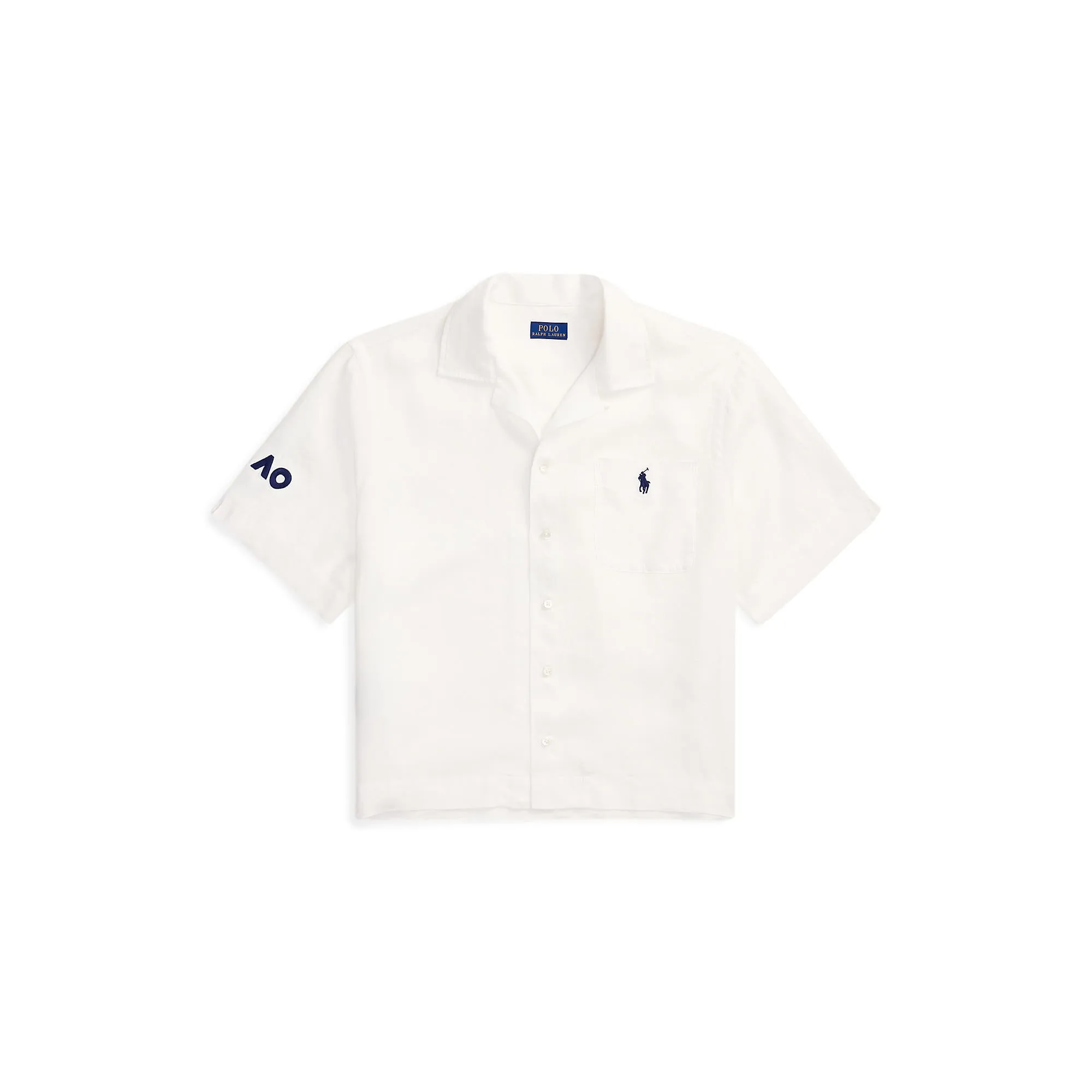 Women's Cropped Linen Shirt