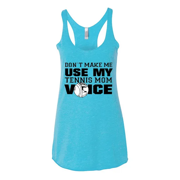 Women's Tank Tops Tennis Mom