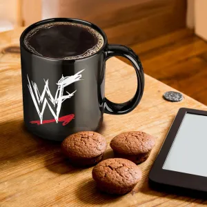 WWF World Wrestling Federation Classic Logo Black Mug