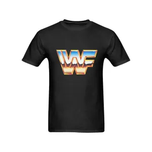 WWF World Wrestling Federation Logo Men's T-shirt 100% Cotton
