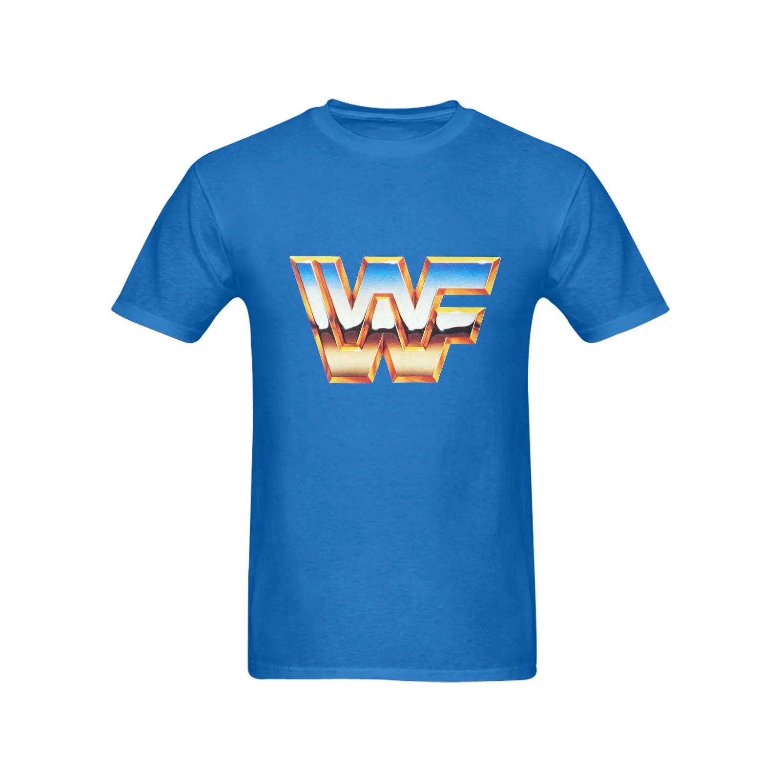 WWF World Wrestling Federation Logo Men's T-shirt 100% Cotton