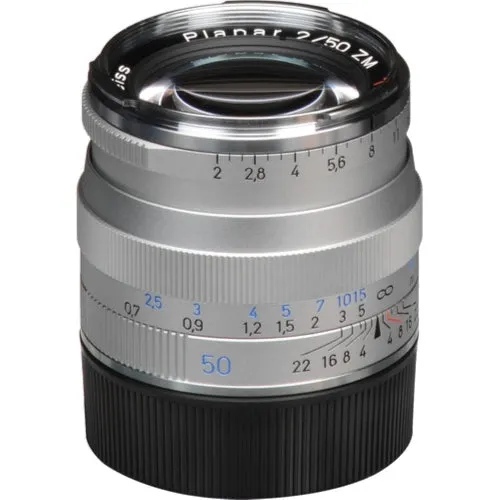 ZEISS Planar T* 50mm f/2 ZM Lens | Silver
