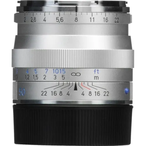 ZEISS Planar T* 50mm f/2 ZM Lens | Silver