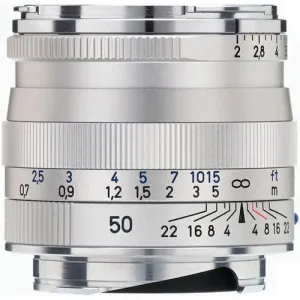 ZEISS Planar T* 50mm f/2 ZM Lens | Silver